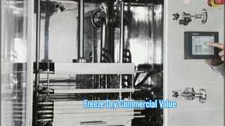 مجفف التجميد الصناعي 100 كجم ماكس الرف