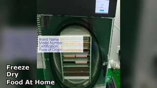 مجفف التجميد المنزلي يحافظ على الطعام لفترة طويلة