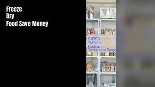 مجفف تجميد منزلي صغير للأغذية