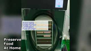 مجفف تجميد منزلي لأطعمة تدوم طويلاً
