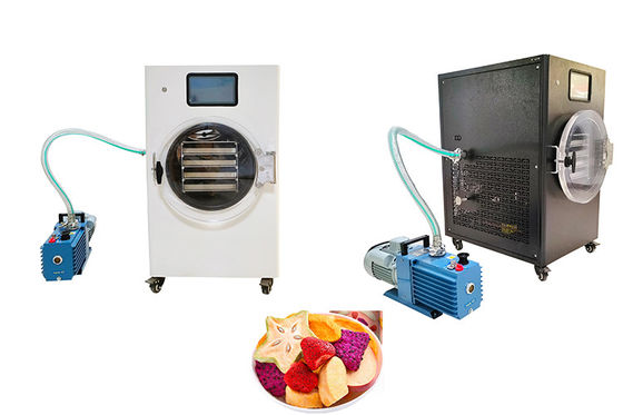 تحكم PLC 10Kg مجفف التجميد المنزلي نطاق درجة الحرارة المتوسطة -50C إلى 50C