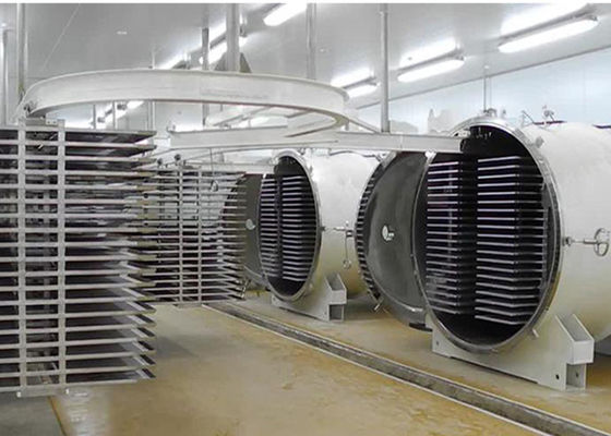 جهاز تجفيف التجميد والتحكم بالتحكم الآلي الصناعة الصيدلانية 500 كجم / دفعة