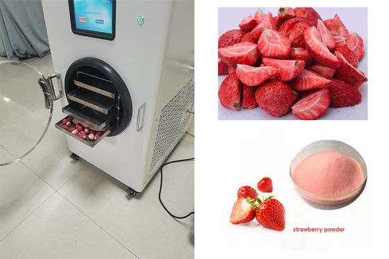 6 كيلوغرام ميني مجفف التجميد التحكم في PLC التدفئة الكهربائية