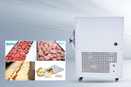 -50C- 50C تيمب ميني مجفف التجميد 10kg / دفعة تبريد الهواء