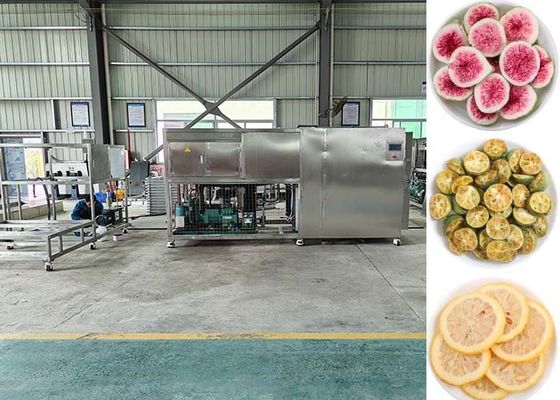 التبريد بالهواء طعام الليوفيليزر مجفف التجميد مع -35 ~ 45 درجة مئوية مكثف البخار