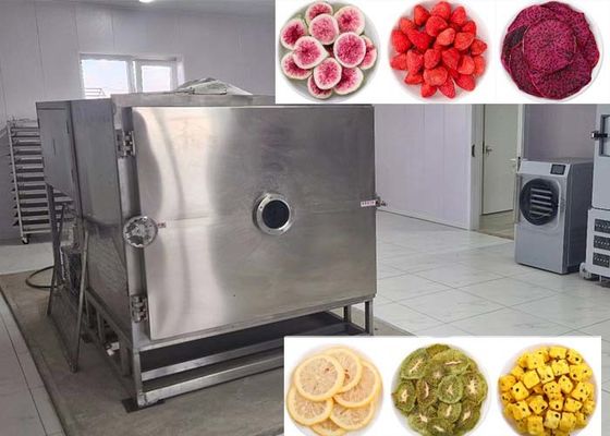 أوتوماتيكية 35 كيلوواط التدفئة الكهربائية السيليكون الخضروات مجفف التجميد مع 18 ~ 22hrs وقت تجفيف التجميد لكل دفعة