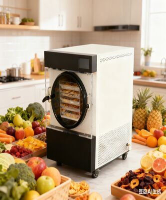 التجميد المنزلي الممتاز غرفة الفولاذ المقاوم للصدأ مضخة خالية من الزيت فعالة و هادئة