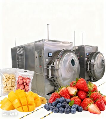 مجفف بالتجميد على نطاق واسع: مجفف تجميد صناعي آلي وفعال من حيث الطاقة للحفظ بكميات كبيرة