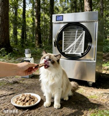 توفير المال والحفاظ على النكهة! آلة تجفيف التجميد المنزلية مع سلاسل الفولاذ المقاوم للصدأ ومضخة هادئة