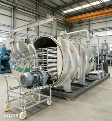 من المزرعة إلى السوق، الكمال محكم. مجففات التجميد الكبيرة بسعة 200 كجم لدينا تعالج الفواكه والمأكولات البحرية والوجبات الجاهزة بكميات كبيرة مع الحفاظ على 98٪ من العناصر الغذائية والطعم الأصلي.