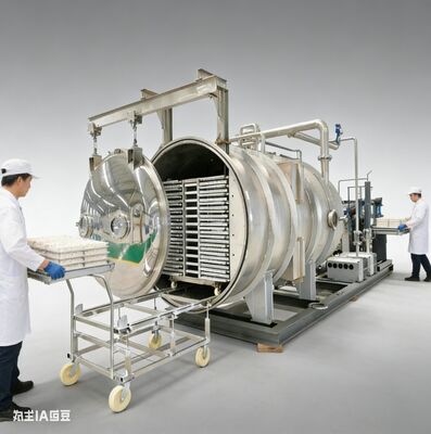 من المطبخ التجاري إلى السوق العالمية، أجهزة تجميد التجفيف ذات السعة الكبيرة 200 كيلوغرام، تقوم بمعالجة الفواكه والعشب والوجبات الكاملة، مع الحفاظ على 98% من المغذيات لمدة 25 عاماً.