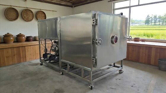 وقت التجفيف 20 إلى 24 ساعة آلة تجفيف التجميد الفراغية التي توفر تحكم ثابت في الفراغ ودرجة الحرارة للتجفيف الأمثل