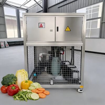 2600Kg مجفف التجميد الفراغية الغذائية بقدرة دفعة 100kg التكنولوجيا المتقدمة التي تضمن أداء التجفيف التجميد المثالي