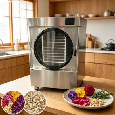 Medium Home Freeze Dryer Featuring Electric Heating and Danfoss Compressor Refrigeration System Suitable for Long Term Storage