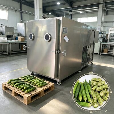 جهاز تجفيف الخضروات بالتبريد بالهواء مع نظام تحكم PLC يضمن تجفيف الخضروات المجففة بأقل وقت ممكن